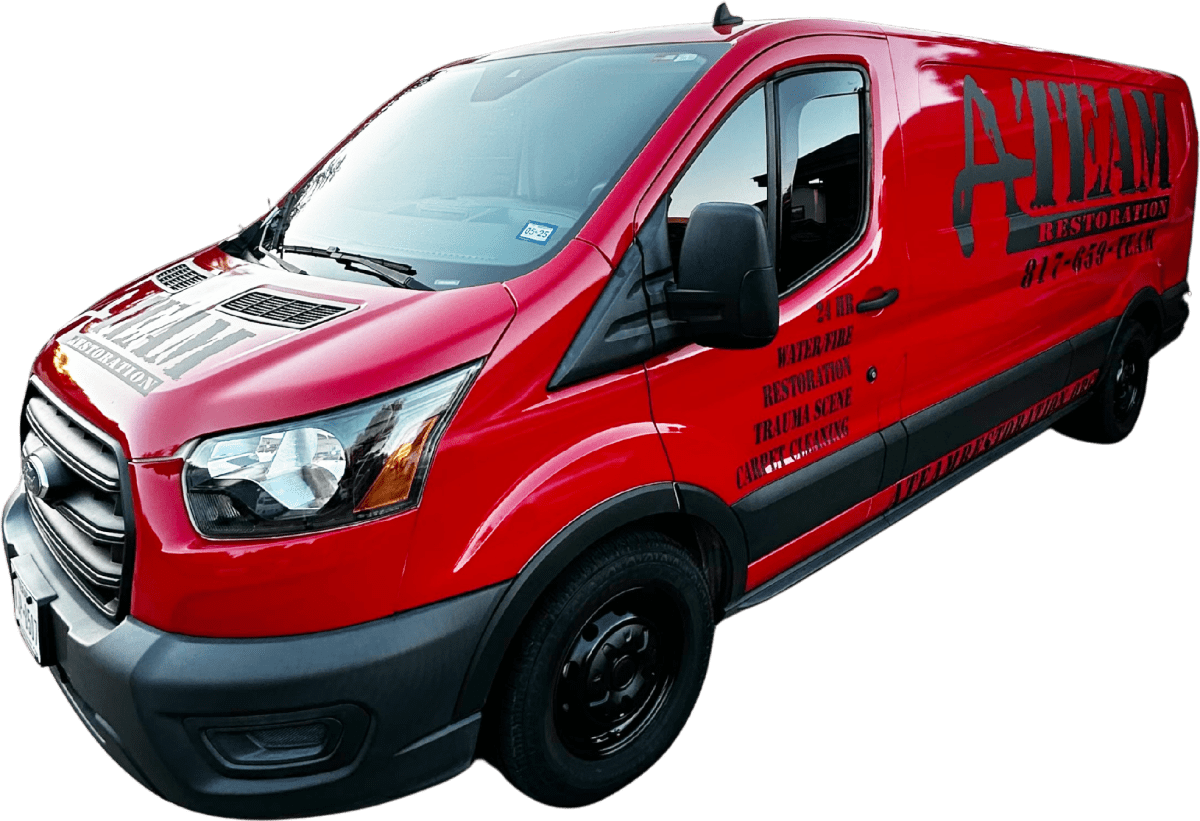 A-Team Restoration red service van