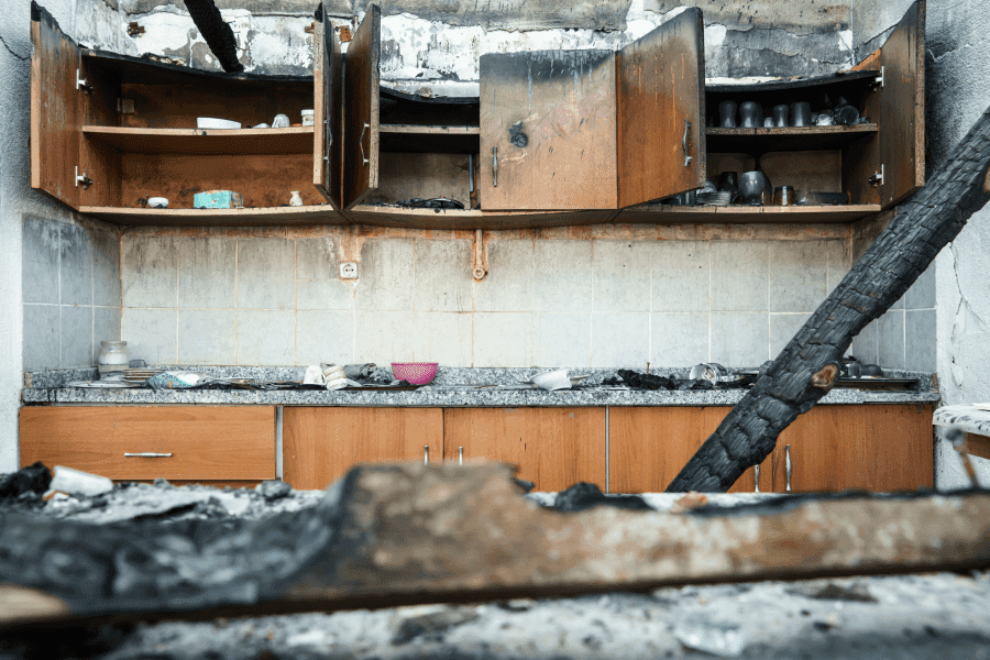 Fire & Smoke Damage by A-Team Restoration